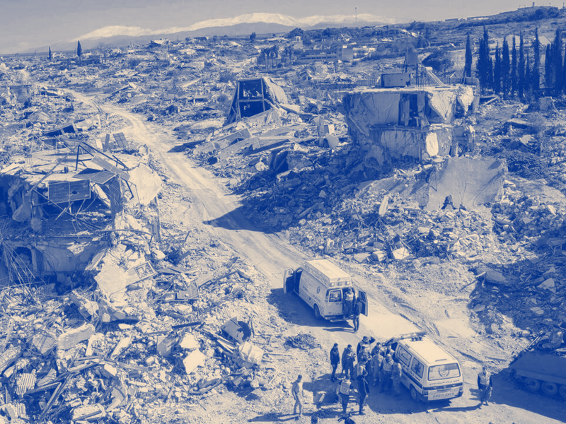 damaged lebanon