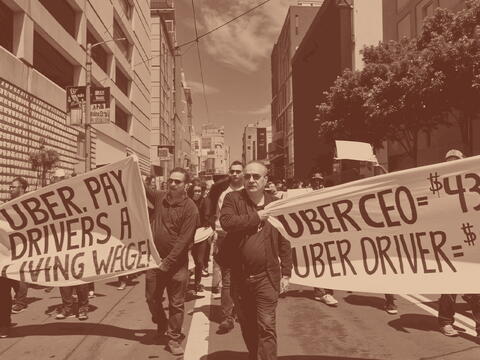 uber protest